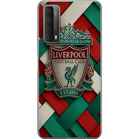 Kompatibel Mobilcover til Huawei Huawei P smart 2021 Liverpool Football Club-emblem med You'll Never Walk Alone i kraftigt grafisk design for passione