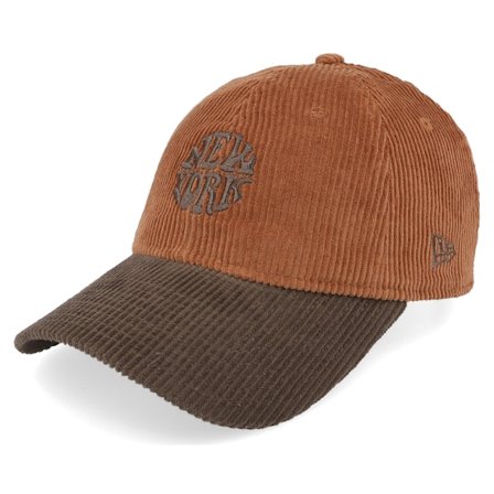 New Era - Braun Unconstructed Cap - Womens Ne Corduroy 9TWENTY Brown Dad Cap @ Hatstore