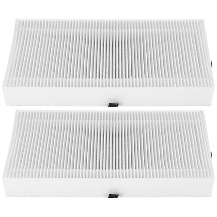 2-pack Luftrenarfilter för HRF201B, Ersättnings U HEPA-filter för FRF102B & Filter U, HRF201B, HHT290, Et