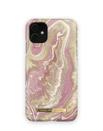 iPhone 11/XR Hoesje, iPhone 11 Golden Blush Marble, iDeal of Sweden