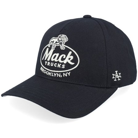 American Needle - Svart adjustable Caps - Mack Truck Twill Valin Patch Black Adjustable - Mack @ Hatstore