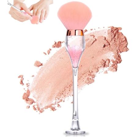 (Pinkki) 1 kpl kynsiharja, mukava ja tarkka kynsiharja, manikyyriharja, DIY-käsinpuhdistustyökalu