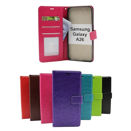 Crazy Horse Samsung Galaxy A26 Plånboksfodral