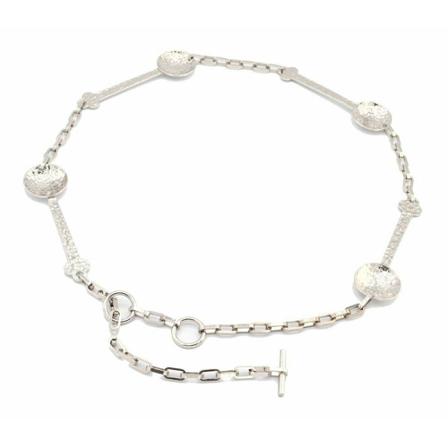 Loewe Pre-owned Necklaces , Grijs , Dames , Maat: ONE Size Vintage Sieraden