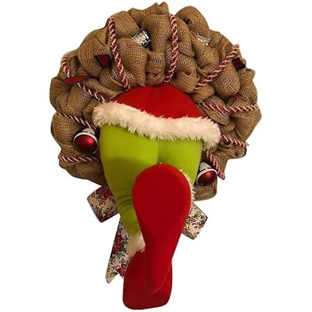 Julekrans Tyv Dørkrans Jul Xmas Dekorasjon Krans