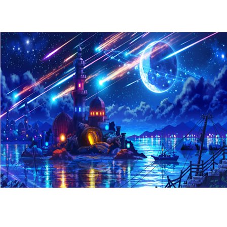 5D Stjerne Diamantmaleri, Julepynt Maleri, Vinter