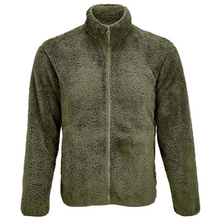 SOLS Unisex Adult Finch Fluffy Jacket M Army
