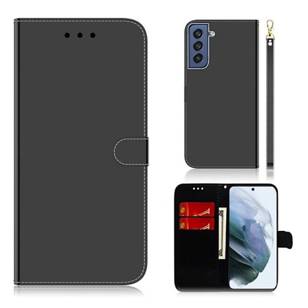 Mirror Samsung Galaxy S21 FE fodral - Svart