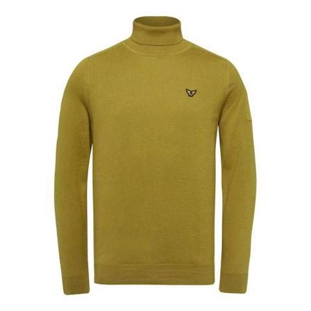 PME Legend, Turtleneck cotton elite knit willow Bruin, Heren, Maat:M