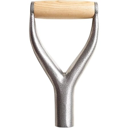 31 mm Innvendig Diameter Jern Skovl Håndtak Y-håndtak God Håndbeskyttelse Sterk Jern Hagetilbehør