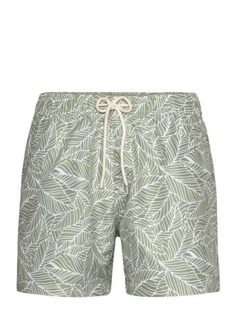 Swim Shorts Badeshorts Grønn Clean Cut Copenhagen*Betinget Tilbud