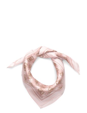 GUESS Karnilla Logo Foulard 53X53 - Pink - ONE SIZE