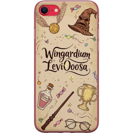 Yhteensopiva Puhelinkuori Apple iPhone SE (2020) Harry Potter Wingardium Leviosa taikasauva taikakuvakkeet Kultainen Snidget Potter kuvitus