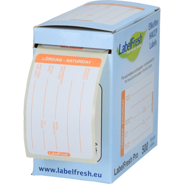 ETIKETT LABELFRESH SATURDAY