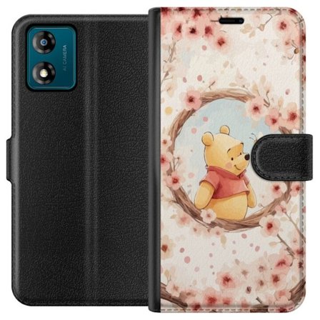 Kompatibelt Plånboksfodral till Motorola Motorola Moto E13 Nalle Puh