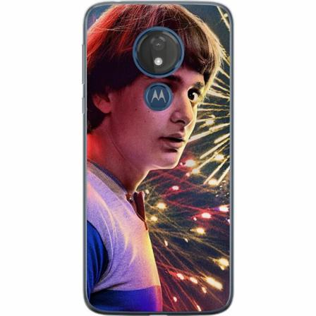 Motorola Moto G7 Power Genomskinligt Skal Stranger Things - Wi