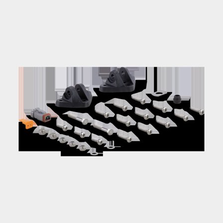 Mounting kit for Dometic trim tab cylinders, fits standard (11.5′′) & long (13′′) cylinders