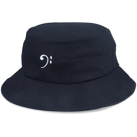 Abducted - Bass Clef Black Bucket Bucket Black Hat - @ Hatstore