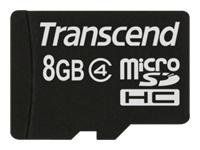 Transcend flashminnekort - 8 GB - microSDHC