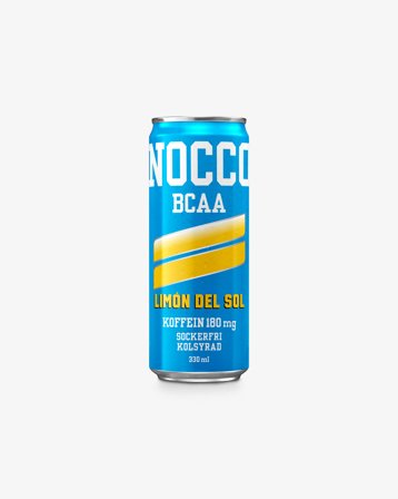 NOCCO BCAA - 330 ml - Limón del Sol Summer Edition - Funktionsdryck, Energidryck, Grenade aminosyror, Kosttillskott, Aminosyror, BCAA