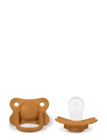2-Pack Pacifiers - Golden Mustard +6 Months Baby & Maternity Pacifiers & Accessories Pacifiers Keltainen Filibabba