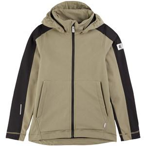 Reima Grayish green Sipoo Softshell Jacket 134 cm - Coats and jackets - 134 CM - Green - Junge