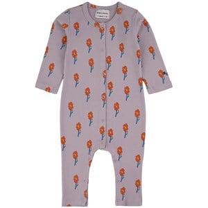 Kids - Bobo Choses Floral One-piece Purple 12-18 Months - All in ones - 12-18 months - Purple
