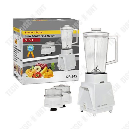 Saftpress - Multifunktionell - 3-i-1 - 400 ml - 150 W - USB