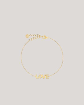 Edblad Love Bracelet Gold Gyllen Smykker Jente - Kids Brand Store