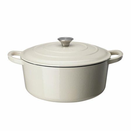 Sabor Basic Støpejernsgryte Krem 6,5L