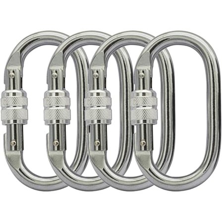 Lastlås klätterkrok (blå) ce-märkning 25 kN 5600 LB hård terräng