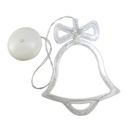 Julelys LED hængende vindueslys med sugekop batteridrevet vinduesophæng til indendørs belysning julefest dekoration