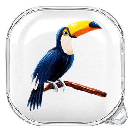 Samsung Buds Live hållbar mönster fodral - Woodpecker