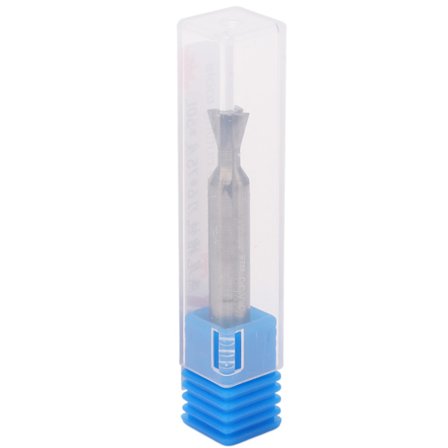 Karbidi-jyrsinterä, loviliitos, 6 mm:n varsi, 4 lastuavaa särmää, 50 mm:n pituus, 75 astetta, yleismallinen