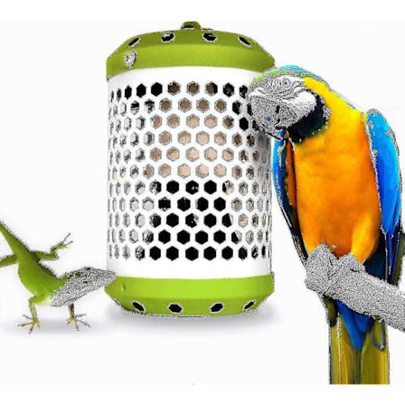 Smart fugleburvarmer med automatisk temperaturkontrol, sikker at røre ved og pålidelig opvarmning 24x7, med anti-bid strøm