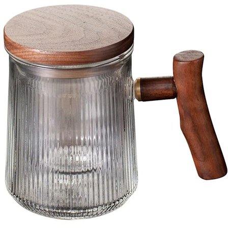 Teemugg Glas Hem Vattenkopp Glas Drickmugg Hem Drycker Kopp Dryckeskopp