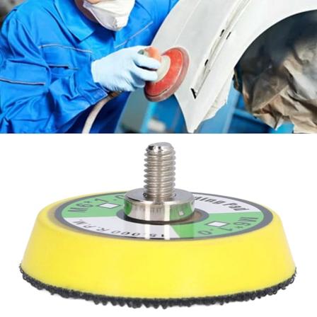 Borrelås-støtteplater Luft Sander Polerer PU Støtteplate for Sliping Polering Buffing 2in M6x1 Gjenger 15000RPM