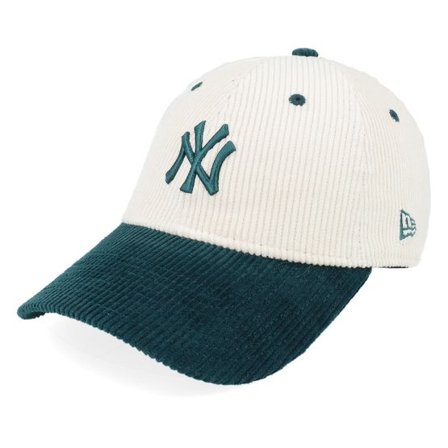 New Era - MLB Vit unconstructed Keps - New York Yankees Womens Block Cord 9TWENTY Light Terracotta/Dark Green Dad Cap @ Hatstore