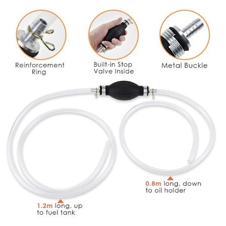 Enveis manuell ventiltrekker sugepumperør sugepumpe akvarium