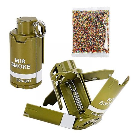 M18 Rökgranat Explosiv Vattenbomb Gelgranat Modell Militär Leksak Barn Armé Bomb Leksakspistol