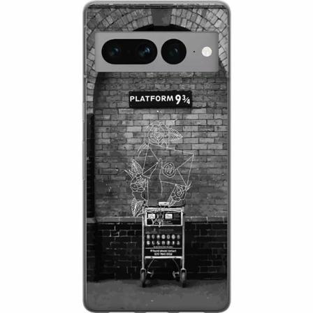 Google Pixel 7 Pro Genomskinligt Skal Harry Potter Hogwarts Le