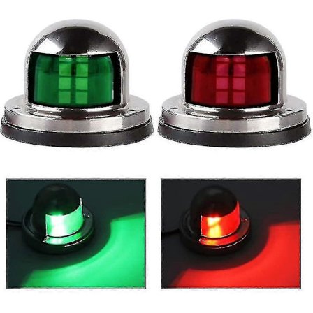 Et par LED-navigationslys, marine navigationssignallys