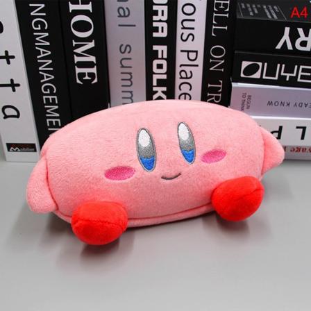 Plysj pennveske for jenter Kawaii brevpapir Pennveske bukse A4