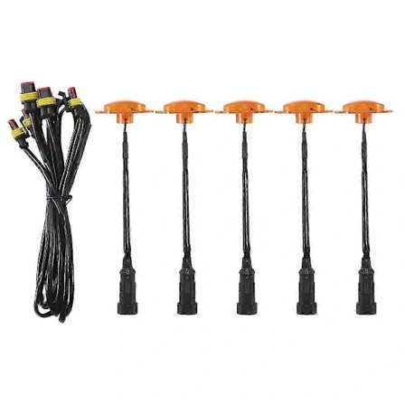 Velegnet til 5 stk. Bil Front Kofanger LED Grill Lys Front Grill DRL Kørelys til SUV Ford F-150 Rap