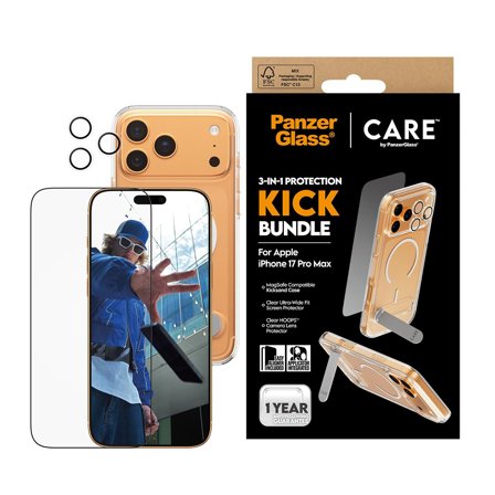 PanzerGlass CARE by PanzerGlass 3-in-1 Feature Kick Bundle iPhone 17 Pro Max