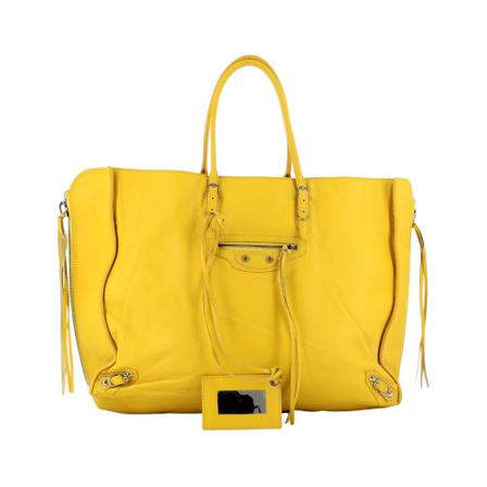 Balenciaga Vintage, Tote Bags Geel, Dames, Maat:ONE Size