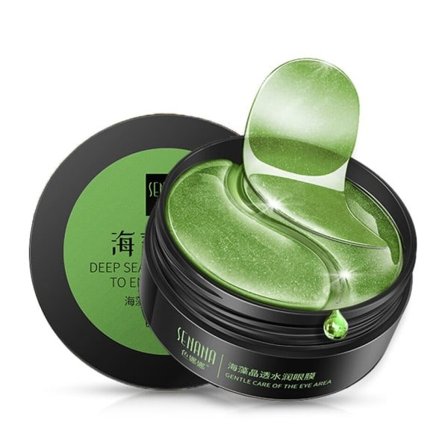 60 stk øye maske gull fuktighetsgivende tang øye lapp krystall kollagen antirynke anti aldring