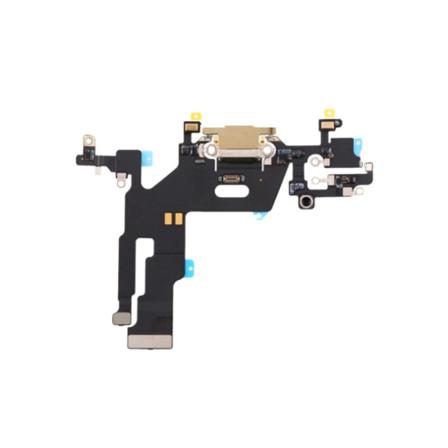 Iphone 11 Laddkontakt Med Flex - Svart Gul