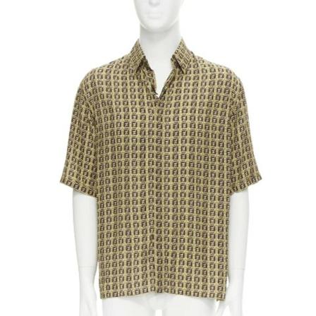 Fendi Vintage Pre-owned Viscose tops , Bruin , Dames , Maat: M