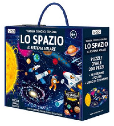 Lo spazio. Il sistema solare. Viaggia, conosci, esplora. Ediz. a colori. Con 18 formine. Con puzzle ovale. Con Poster Matteo Gaule